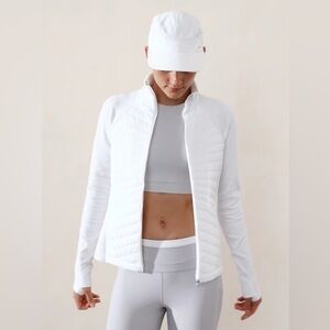 ATHLETA Flurry Force Insulated Primaloft Jacket II Womens Light Pink Sz S